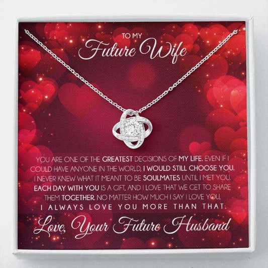 Girlfriend Necklace, Future Wife Necklace, Necklace Gift For Future Wife From Husband, Gift For Girlfriend, Bride, Fiance, Wedding Gifts For Friend Rakva