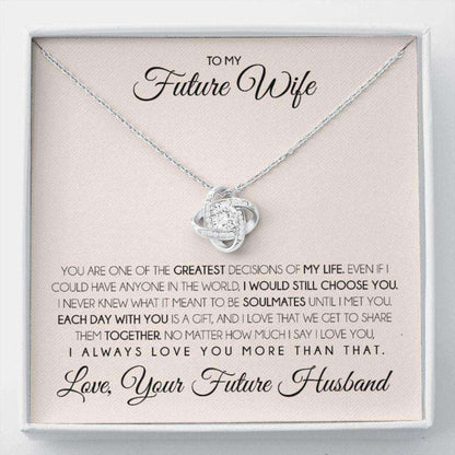 Girlfriend Necklace, Future Wife Necklace, Necklace Gift For Future Wife From Husband, Gift For Girlfriend, Bride, Fiance, Wedding Gifts For Friend Rakva