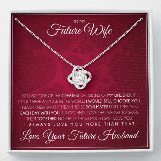 Girlfriend Necklace, Future Wife Necklace, Necklace Gift For Future Wife From Husband, Gift For Girlfriend, Bride, Fiance, Wedding Gifts For Friend Rakva