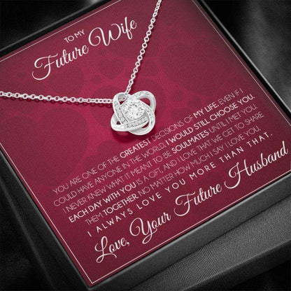 Girlfriend Necklace, Future Wife Necklace, Necklace Gift For Future Wife From Husband, Gift For Girlfriend, Bride, Fiance, Wedding Gifts For Friend Rakva