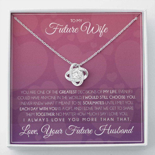 Girlfriend Necklace, Future Wife Necklace, Necklace Gift For Future Wife From Husband, Gift For Girlfriend, Bride, Fiance, Wedding Gifts For Friend Rakva