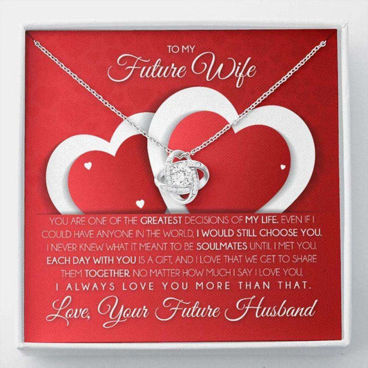 Girlfriend Necklace, Future Wife Necklace, Necklace Gift For Future Wife From Husband, Gift For Girlfriend, Bride, Fiance, Wedding Gifts For Friend Rakva