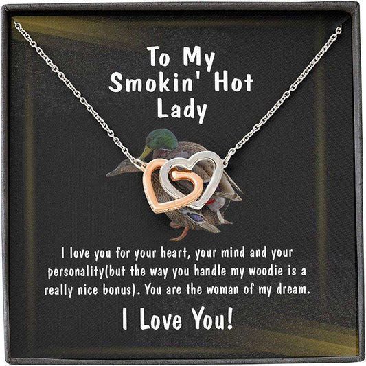 Girlfriend Necklace, Future Wife Necklace, Soulmate Necklace Gift For Her, Smokin Hot Lady, Future Wife Girlfriend Necklace For Karwa Chauth Rakva