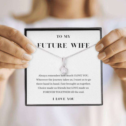 Girlfriend Necklace, Future Wife Necklace, To My Future Wife Necklace, Forever Together, Sentimental Gift For Bride From Groom Gift For Bride Rakva