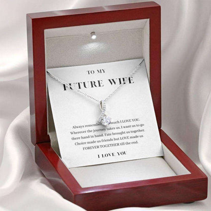 Girlfriend Necklace, Future Wife Necklace, To My Future Wife Necklace, Forever Together, Sentimental Gift For Bride From Groom Gift For Bride Rakva