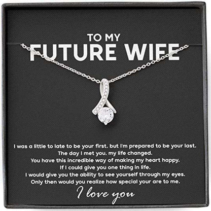 Girlfriend Necklace, Future Wife Necklace, To My Future Wife Necklace Future Wife Gifts Necklace Future Wife Gifts Fiancee Gifts For Karwa Chauth Rakva