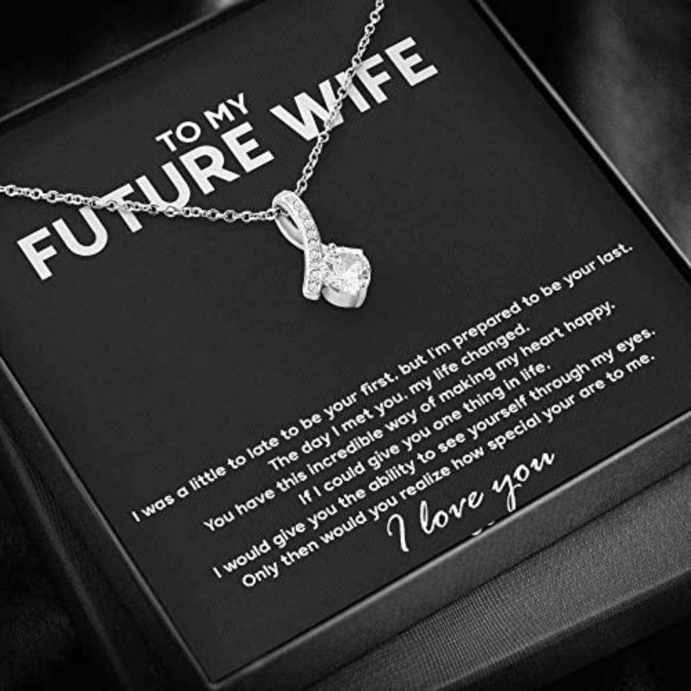 Girlfriend Necklace, Future Wife Necklace, To My Future Wife Necklace Future Wife Gifts Necklace Future Wife Gifts Fiancee Gifts For Karwa Chauth Rakva