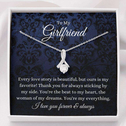 Girlfriend Necklace, Future Wife Necklace, To My Girlfriend Necklace, Anniversary Birthday Gift For Fiance Gift For Bride Rakva