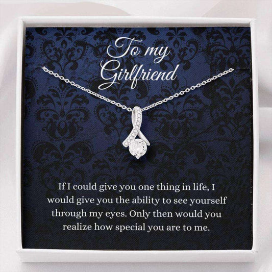 Girlfriend Necklace, Future Wife Necklace, To My Girlfriend Necklace, Gift For Girlfriend Anniversary Gift Gift For Bride Rakva