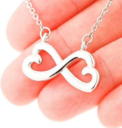 Girlfriend Necklace, Future Wife Necklace, To My Person Infinity Necklace. Gift For Wife Girlfriend Babe Soulmate For Karwa Chauth Rakva