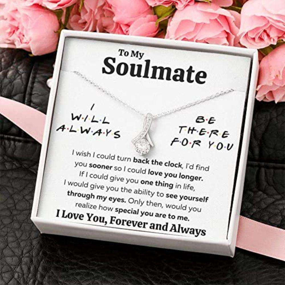 Girlfriend Necklace, Future Wife Necklace, To My Soulmate Œthere For You “ My Eyes” Necklace Gift For Karwa Chauth Rakva