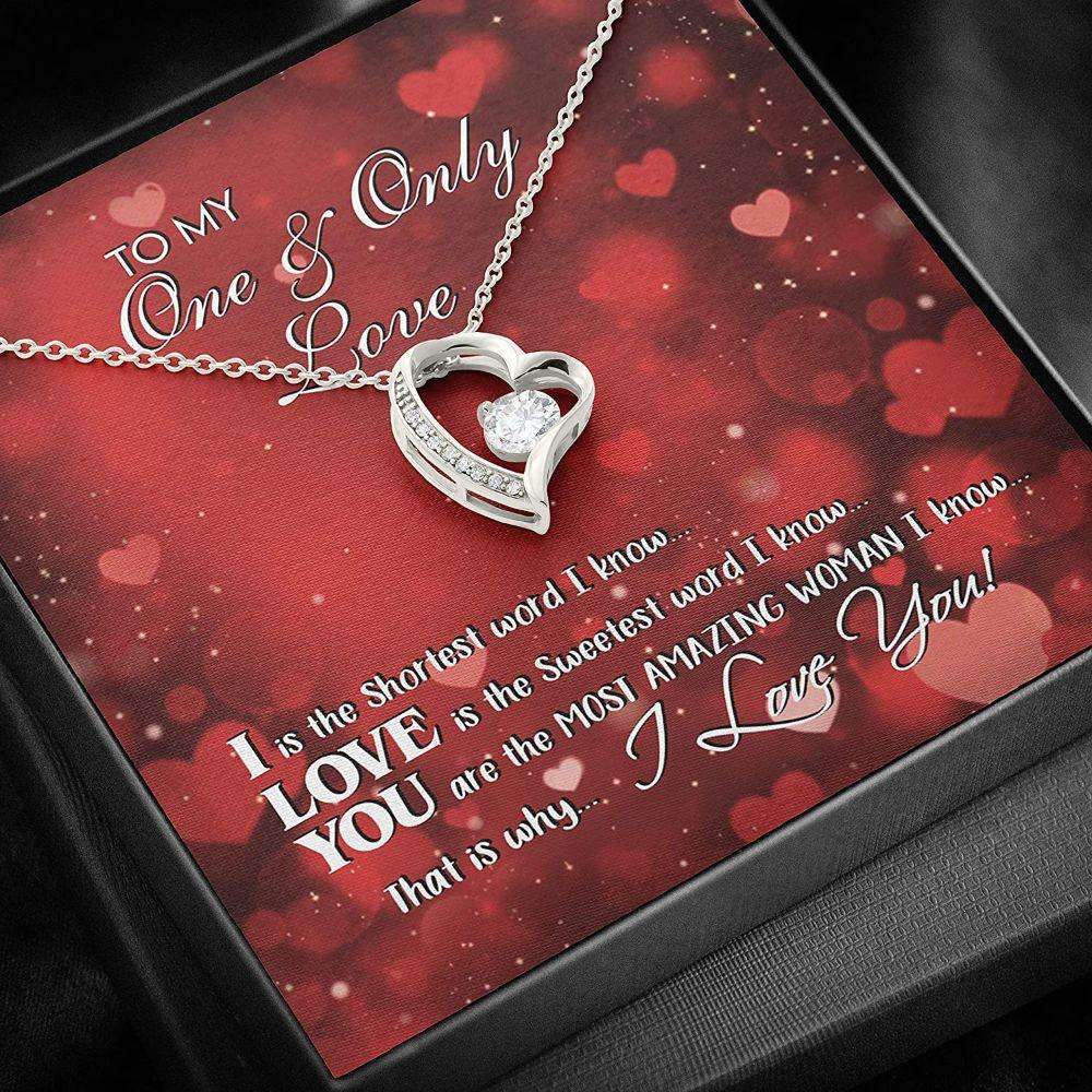 Girlfriend Necklace, Future Wife Necklace, Wife Necklace, Soulmate Necklace Gift For Her From Husband Boyfriend,One Only Love For Karwa Chauth Rakva