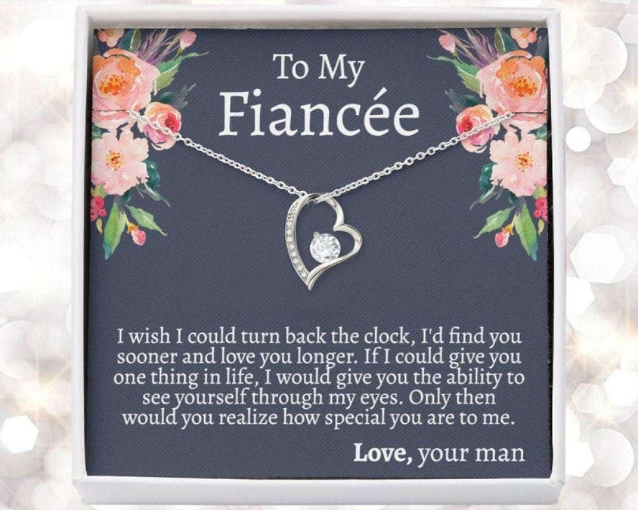 Girlfriend Necklace, Future Wife Necklace, Wife Necklace, To My Future Wife Necklace, Gift For Girlfriend, Fiance On Engagement Gifts For Friend Rakva