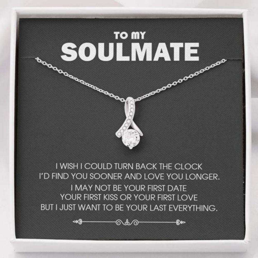 Girlfriend Necklace, Future Wife Necklace, Wife Necklace, To My Future Wife Necklace Gift From Husband To My Soulmate For Karwa Chauth Rakva