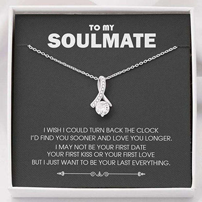 Girlfriend Necklace, Future Wife Necklace, Wife Necklace, To My Future Wife Necklace Gift From Husband To My Soulmate For Karwa Chauth Rakva