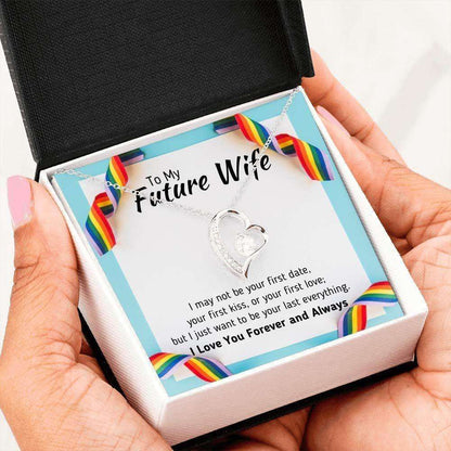 Girlfriend Necklace, Future Wife Necklace, Wife Necklace, To My Future Wife Necklace Œyour Last Everything” Pride Lgbt Gift For Gay Lesbian For Karwa Chauth Rakva