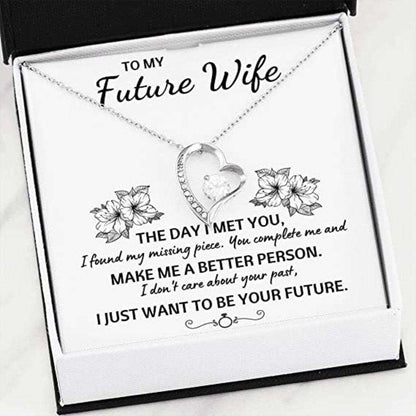 Girlfriend Necklace, Future Wife Necklace, Wife Necklace, To My Future Wife Œyour Future” Necklace For Karwa Chauth Rakva