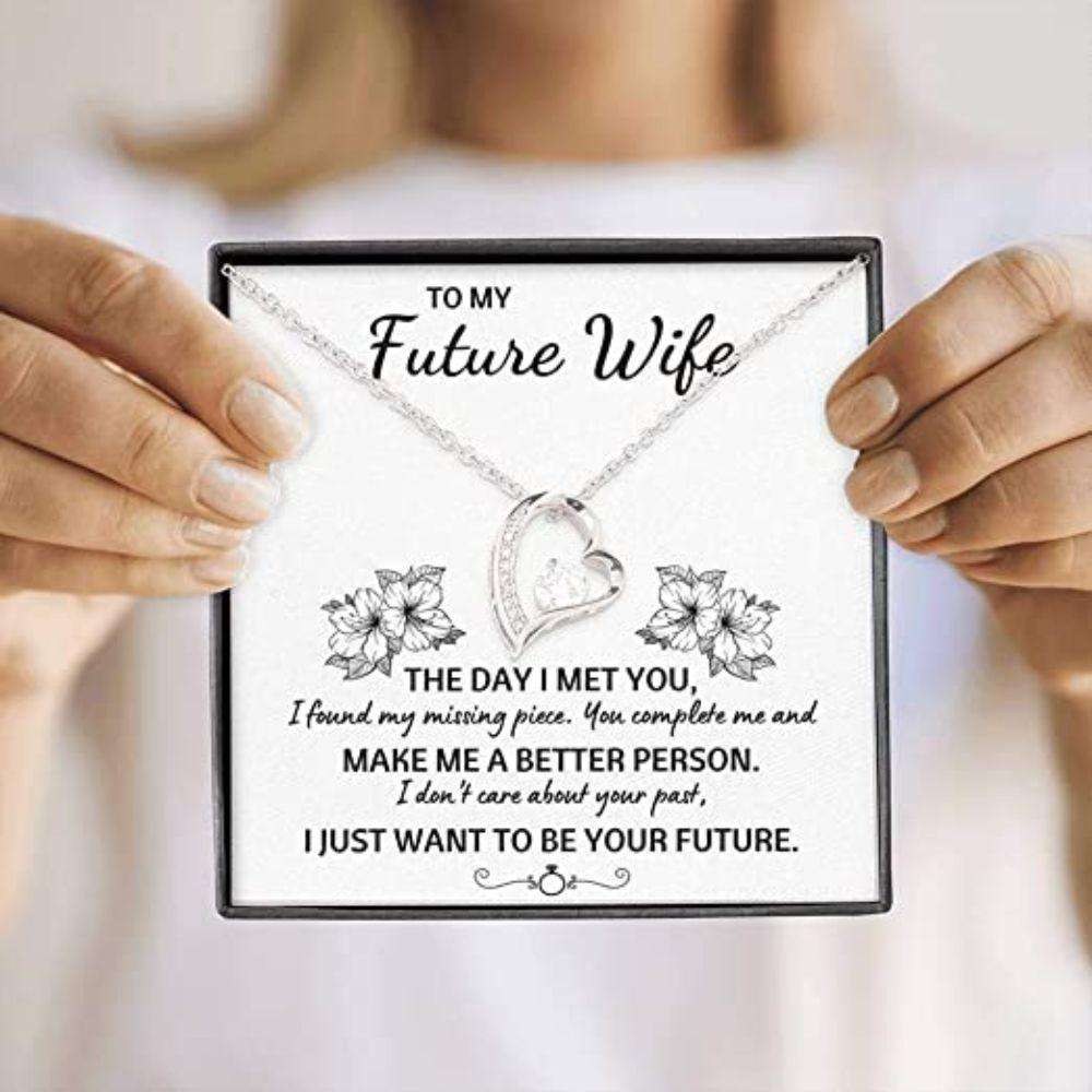 Girlfriend Necklace, Future Wife Necklace, Wife Necklace, To My Future Wife Œyour Future” Necklace For Karwa Chauth Rakva