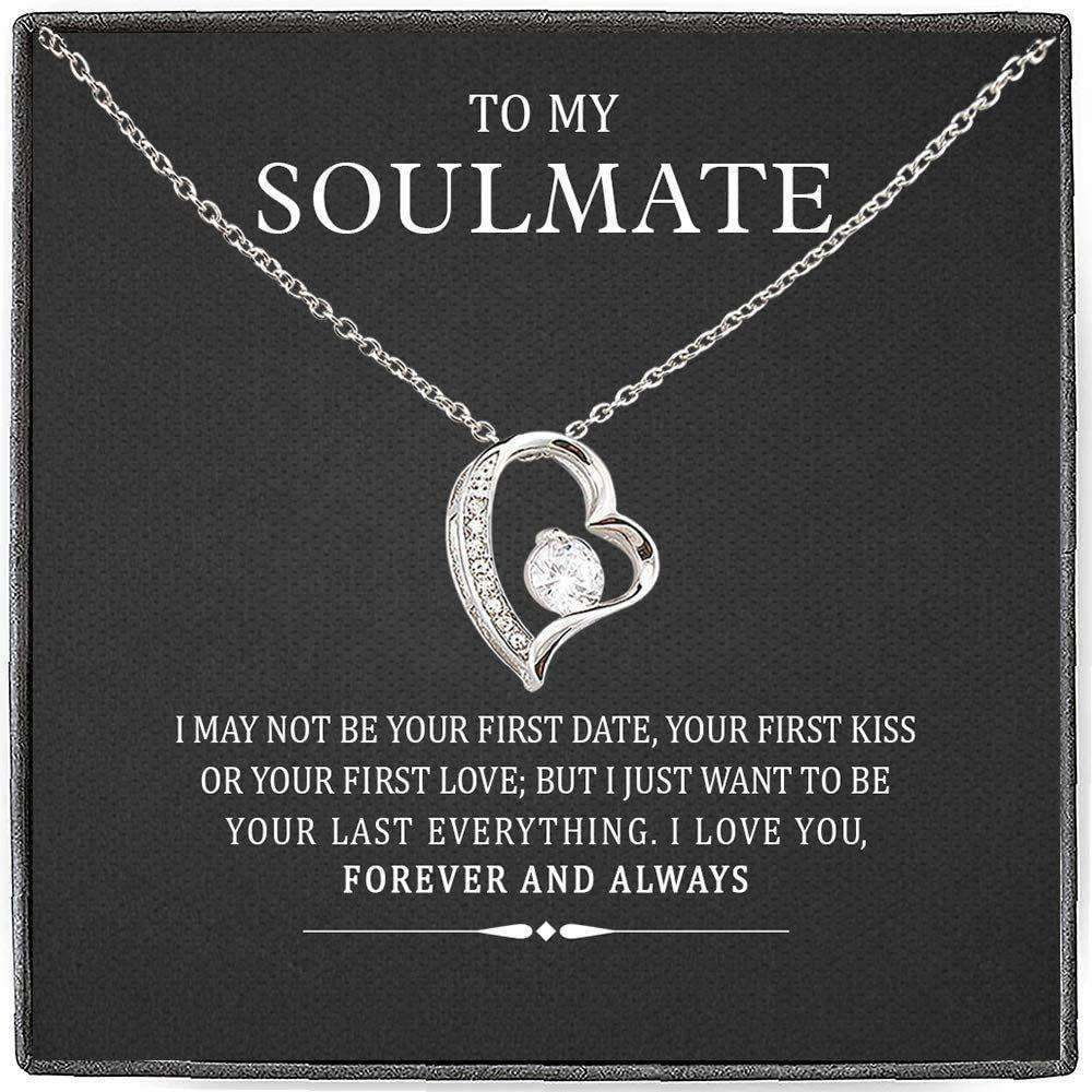 Girlfriend Necklace, Future Wife Necklace, Wife Necklace, To My Soulmate Forever Love Necklace, Gift For Your Better Half For Karwa Chauth Rakva