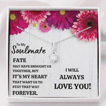 Girlfriend Necklace, Future Wife Necklace, Wife Necklace, To My Soulmate It’S My Heart Necklace Gift For Karwa Chauth Rakva