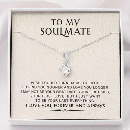 Girlfriend Necklace, Future Wife Necklace, Wife Necklace, To My Soulmate Necklace “ Valentine Gift Gifts For Friend Rakva