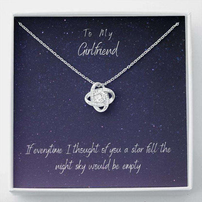 Girlfriend Necklace “ Gift For Girlfriend “ Gift Necklace With Message Card Girlfriend Star Gifts For Friend Rakva