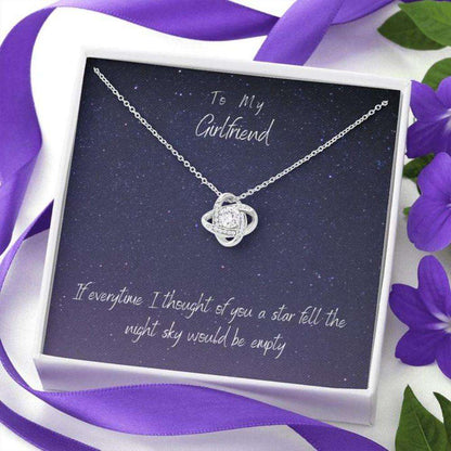 Girlfriend Necklace “ Gift For Girlfriend “ Gift Necklace With Message Card Girlfriend Star Gifts For Friend Rakva