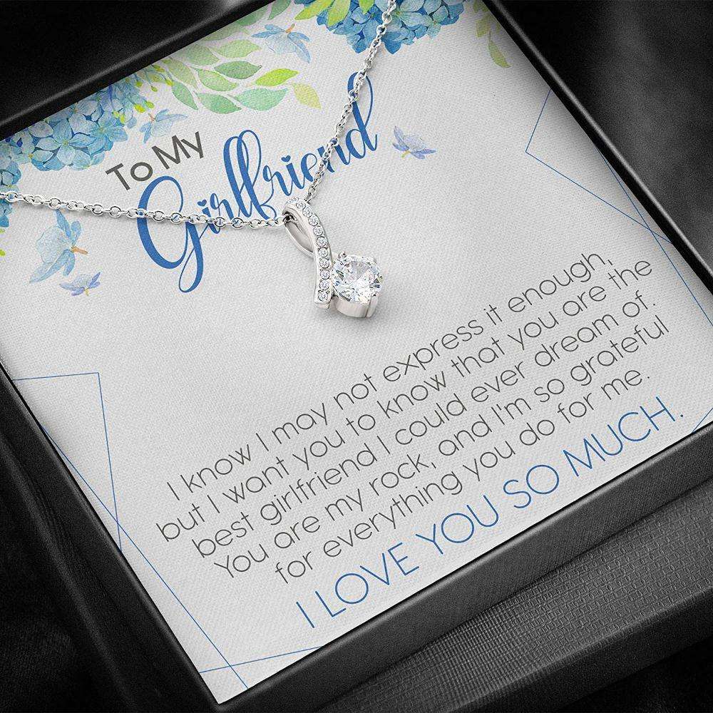 Girlfriend Necklace “ Gift For Girlfriend Necklace “ Alluring Beauty Necklace With Gift Box Gifts For Friend Rakva