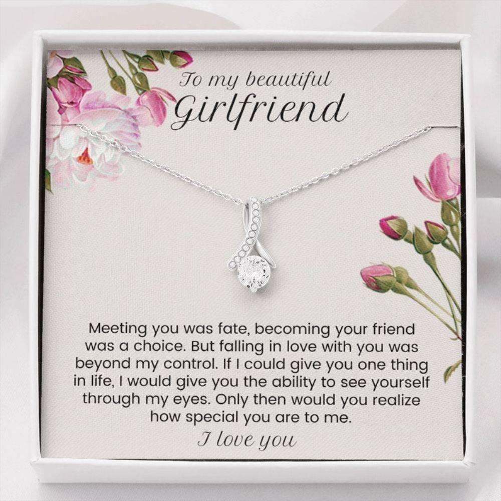 Girlfriend Necklace Gift, Necklace For Girlfriend, Girlfriend Gift, Girlfriend Anniversary, Valentine’S Gift, Birthday Gifts For Friend Rakva