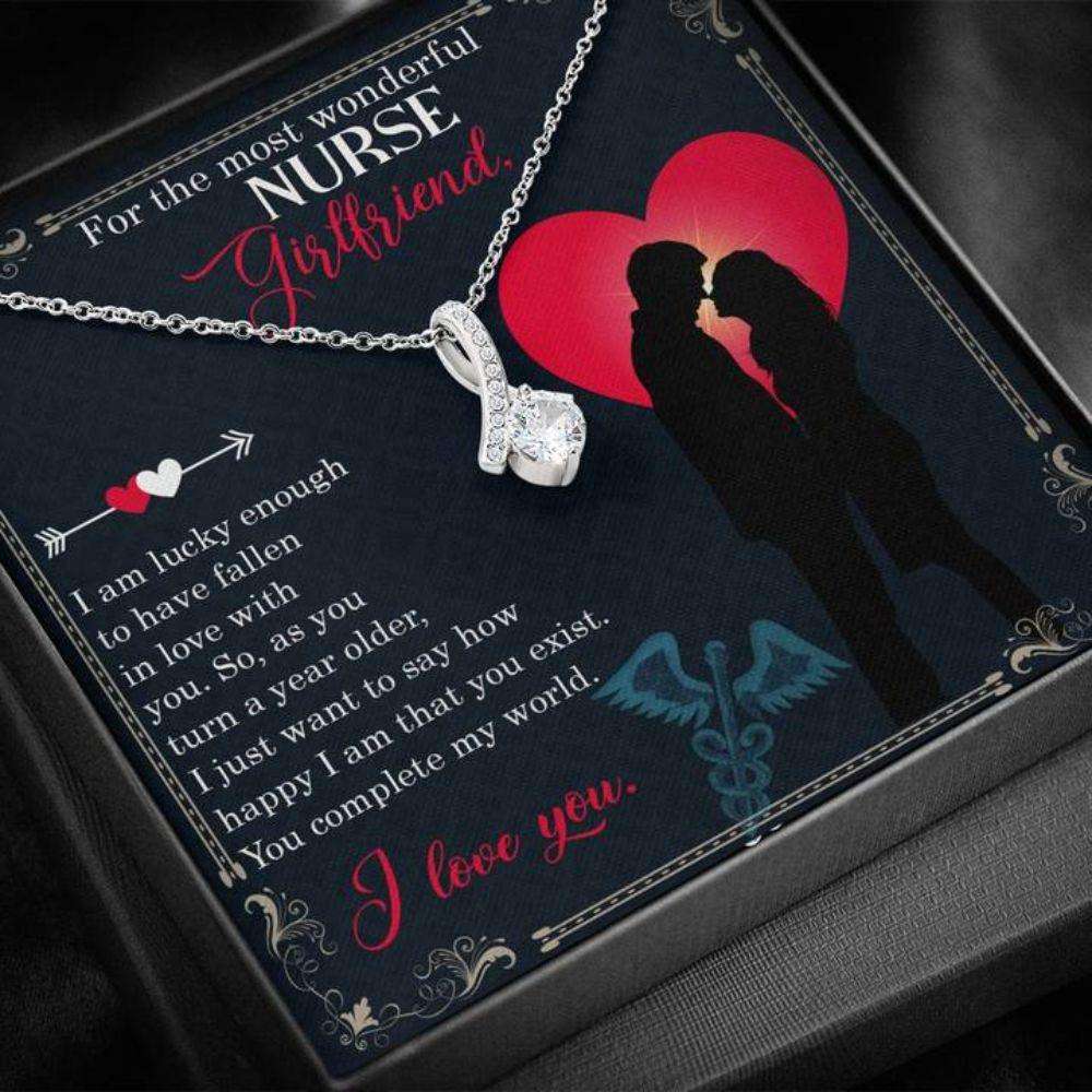 Girlfriend Necklace “ Gift To Girlfriend “ For The Most Wonderful Nurse Girlfriend Necklace Gifts For Friend Rakva