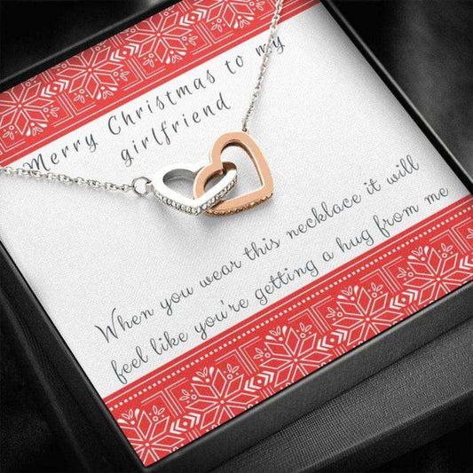 Girlfriend Necklace “ Gift To Girlfriend “ Gift Necklace With Message Card Girlfriend Christmas Necklace Gifts For Friend Rakva