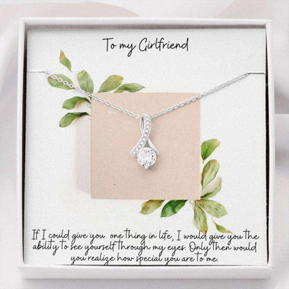 Girlfriend Necklace “ Gift To Girlfriend “ Gift Necklace With Message Card Girlfriend Gifts For Friend Rakva