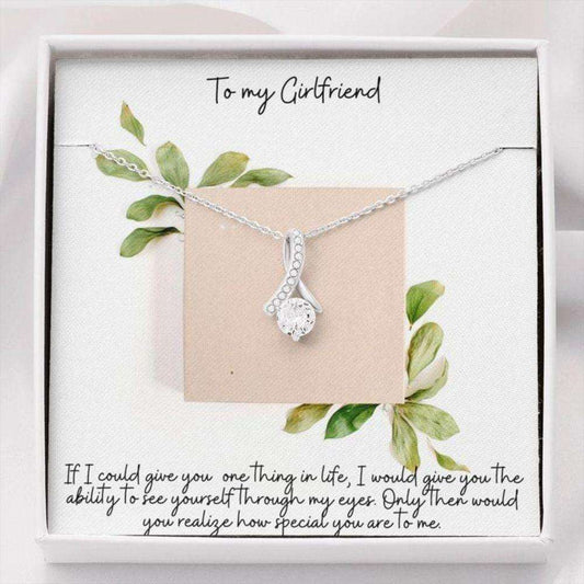 Girlfriend Necklace “ Gift To Girlfriend “ Gift Necklace With Message Card Girlfriend Gifts For Friend Rakva