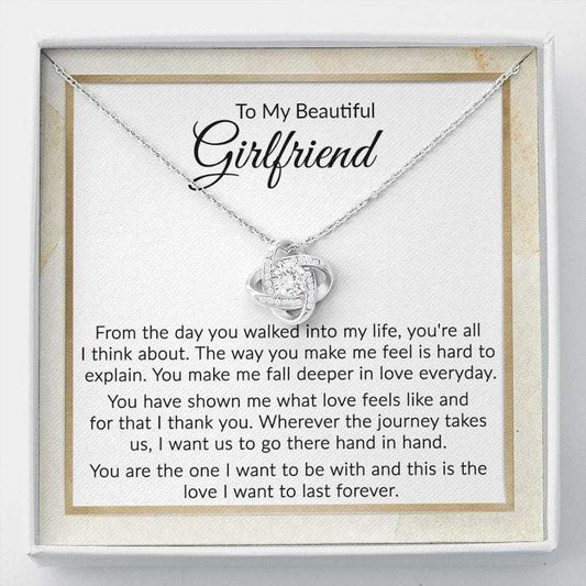 Girlfriend Necklace, Gifts For Girlfriend, Gifts For Girlfriend, Long Distance Relationship Gift For Girlfriend, Promise Necklace V3 Gifts For Friend Rakva