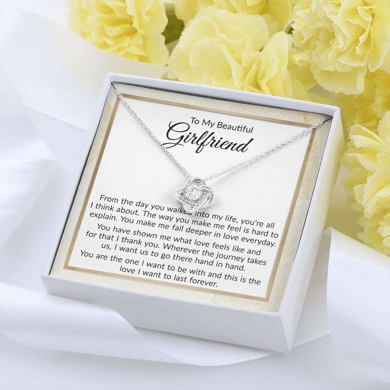 Girlfriend Necklace, Gifts For Girlfriend, Gifts For Girlfriend, Long Distance Relationship Gift For Girlfriend, Promise Necklace V3 Gifts For Friend Rakva