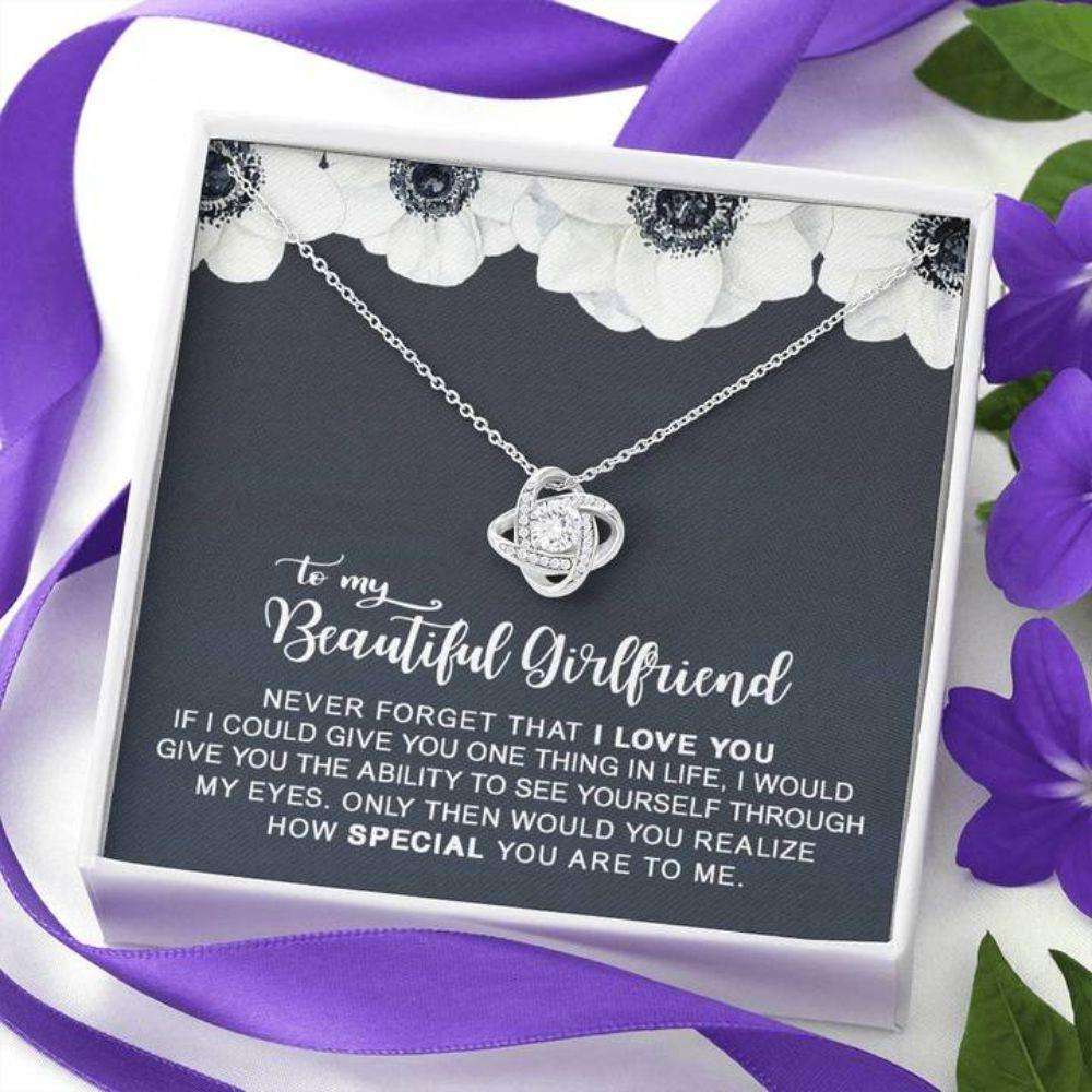 Girlfriend Necklace Gifts From Boyfriend “ Never Forget That I Love You For Karwa Chauth Rakva