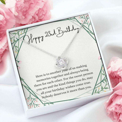 Girlfriend Necklace, Happy 23Rd Birthday Necklace, Gift For 23Rd Birthday, 23 Years Old Birthday Woman Dughter's Day Rakva