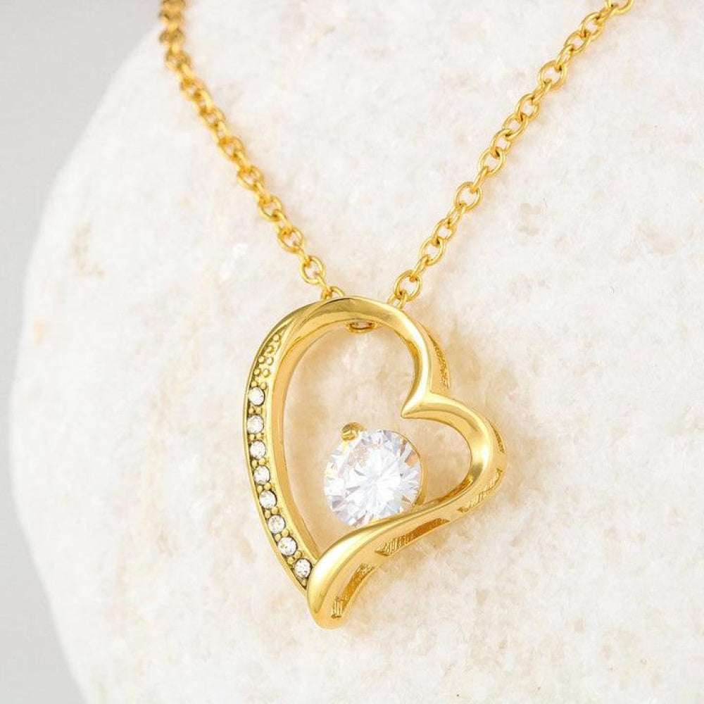 Girlfriend Necklace, I Could Love You Longer Love Heart Pendant Necklace For Karwa Chauth Rakva