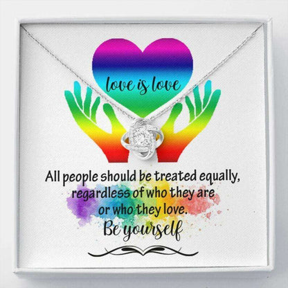 Girlfriend Necklace, Lgbt Gift Necklace, Love Is Love, Transgender Pride, Pride Month Gift, Gay Pride, Lesbian Pride, Bisexual Gift Gifts For Friend Rakva