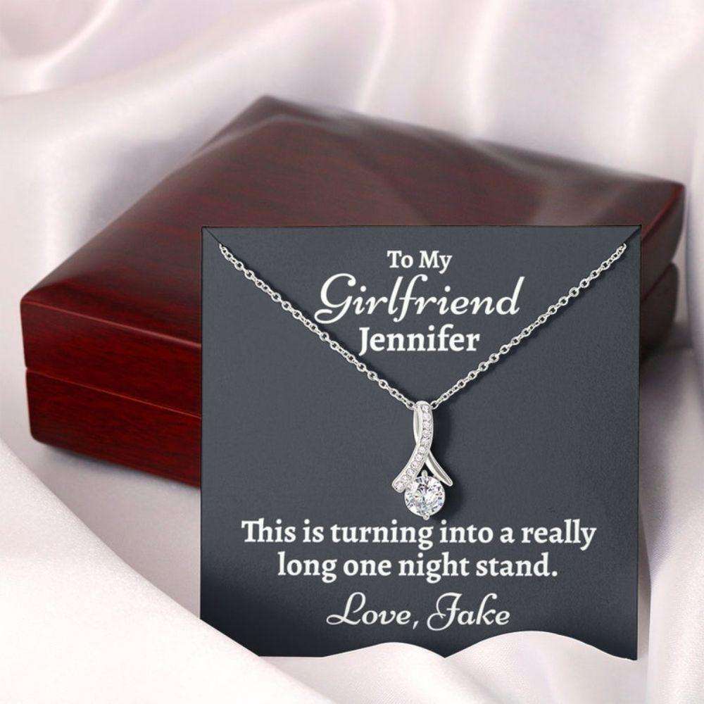 Girlfriend Necklace, Meaningful Necklace For Girlfriend, Necklace For Girlfriend Birthday, To My Girlfriend Necklace Gifts For Friend Rakva