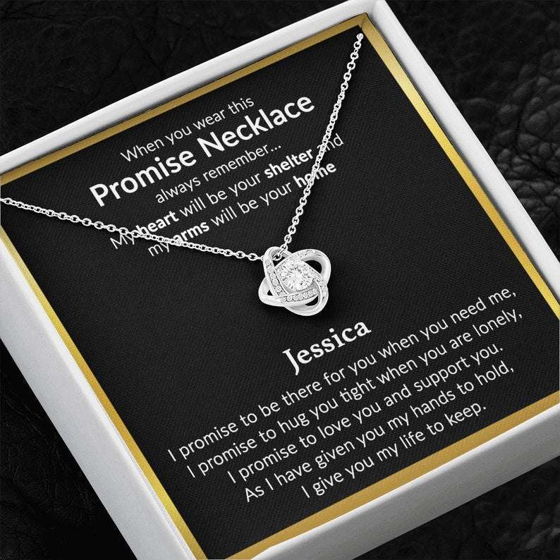 Girlfriend Necklace, Necklace For Girlfriend, Valentines Day Gift For Girlfriend, Anniversary Necklace For Girlfriend, Promise Necklace Gift Gifts For Friend Rakva