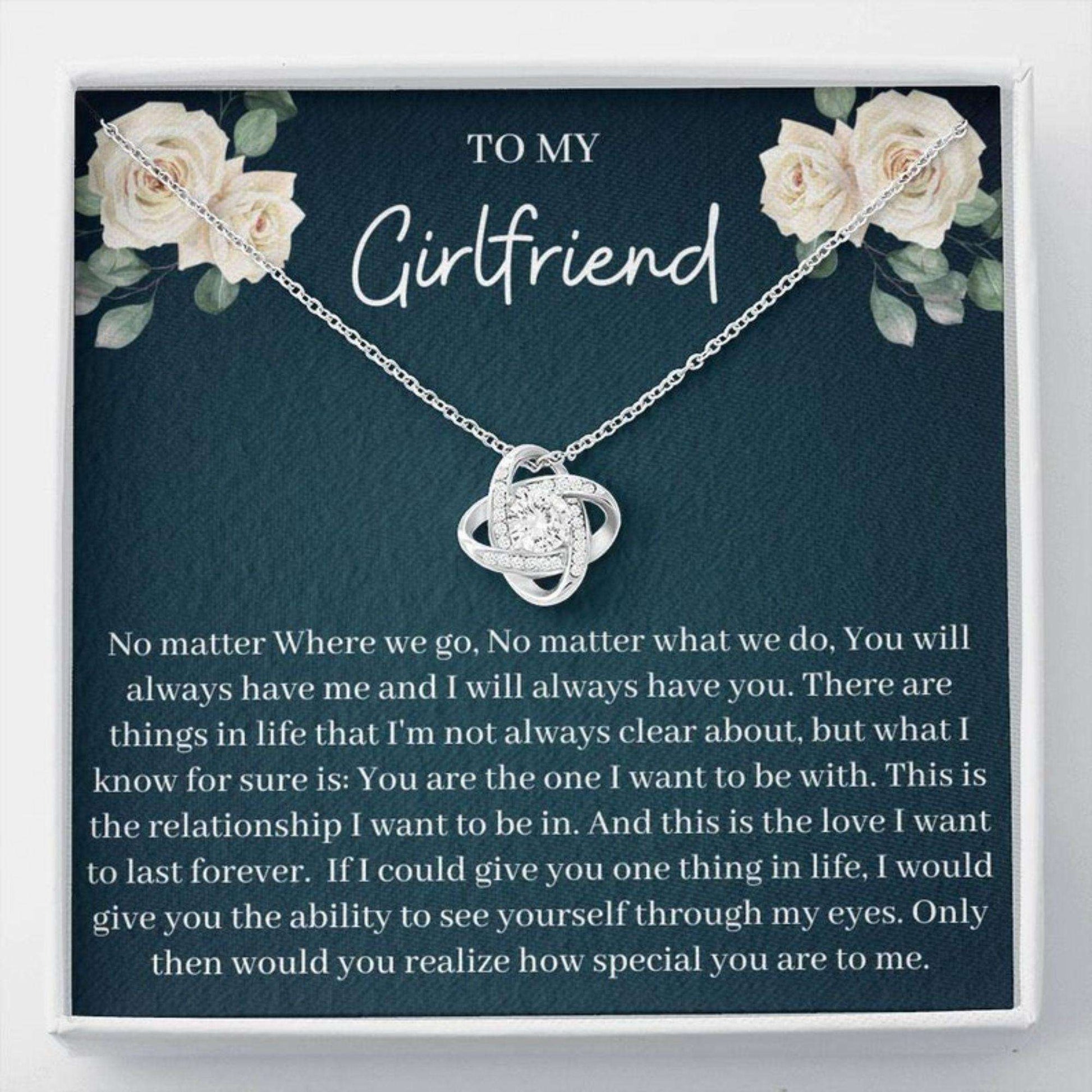 Girlfriend Necklace, Necklace For Girlfriend, Valentines Day Gift For Girlfriend, Anniversary Necklace Gift For Girlfriend Gifts For Friend Rakva