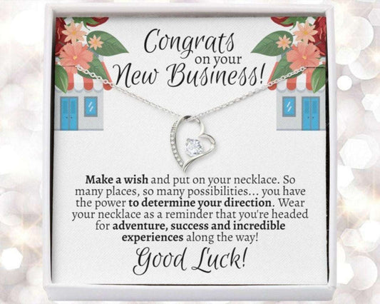 Girlfriend Necklace, New Business Owner Gift For Her, Congratulations On New Business Gift, Good Luck Gift For New Business Gifts For Friend Rakva