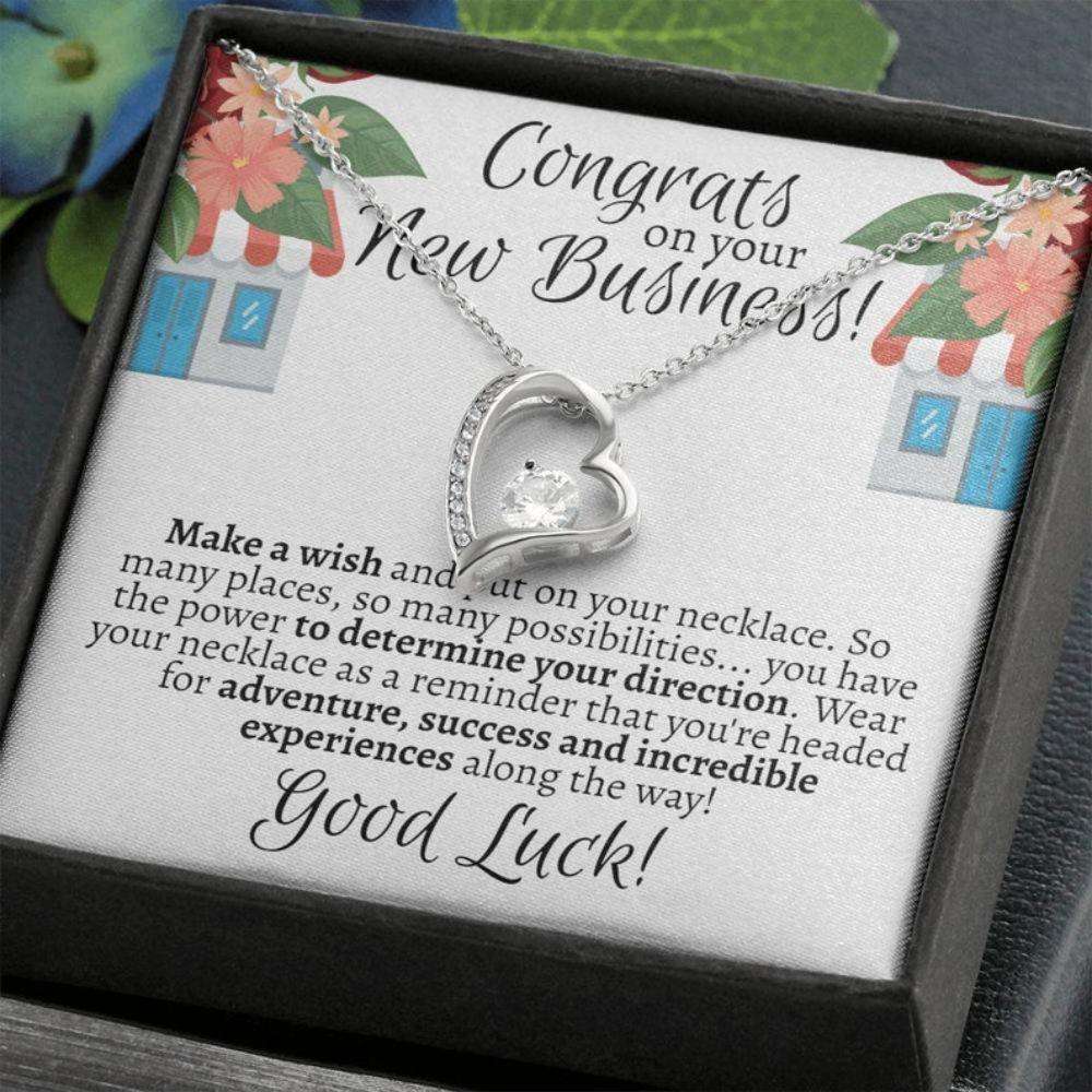 Girlfriend Necklace, New Business Owner Gift For Her, Congratulations On New Business Gift, Good Luck Gift For New Business Gifts For Friend Rakva