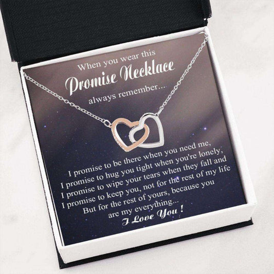 Girlfriend Necklace, Pinky Promise Necklace, Promise Necklace For Girlfriend, Anniversary Necklace Gift For Girlfriend, Promise Jewelry Gifts For Friend Rakva