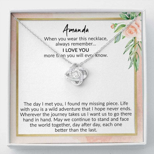 Girlfriend Necklace, Promise Necklace For Girlfriend From Boyfriend, For Couples, Promise Necklace For Her, Girlfriend Anniversary Necklace V1 Gifts For Friend Rakva