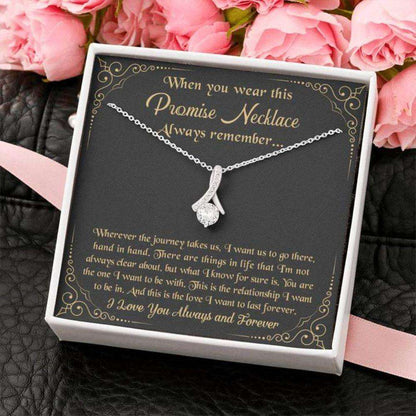 Girlfriend Necklace, Promise Necklace For Girlfriend From Boyfriend, Girlfriend Gifts Gifts For Boyfriend Rakva