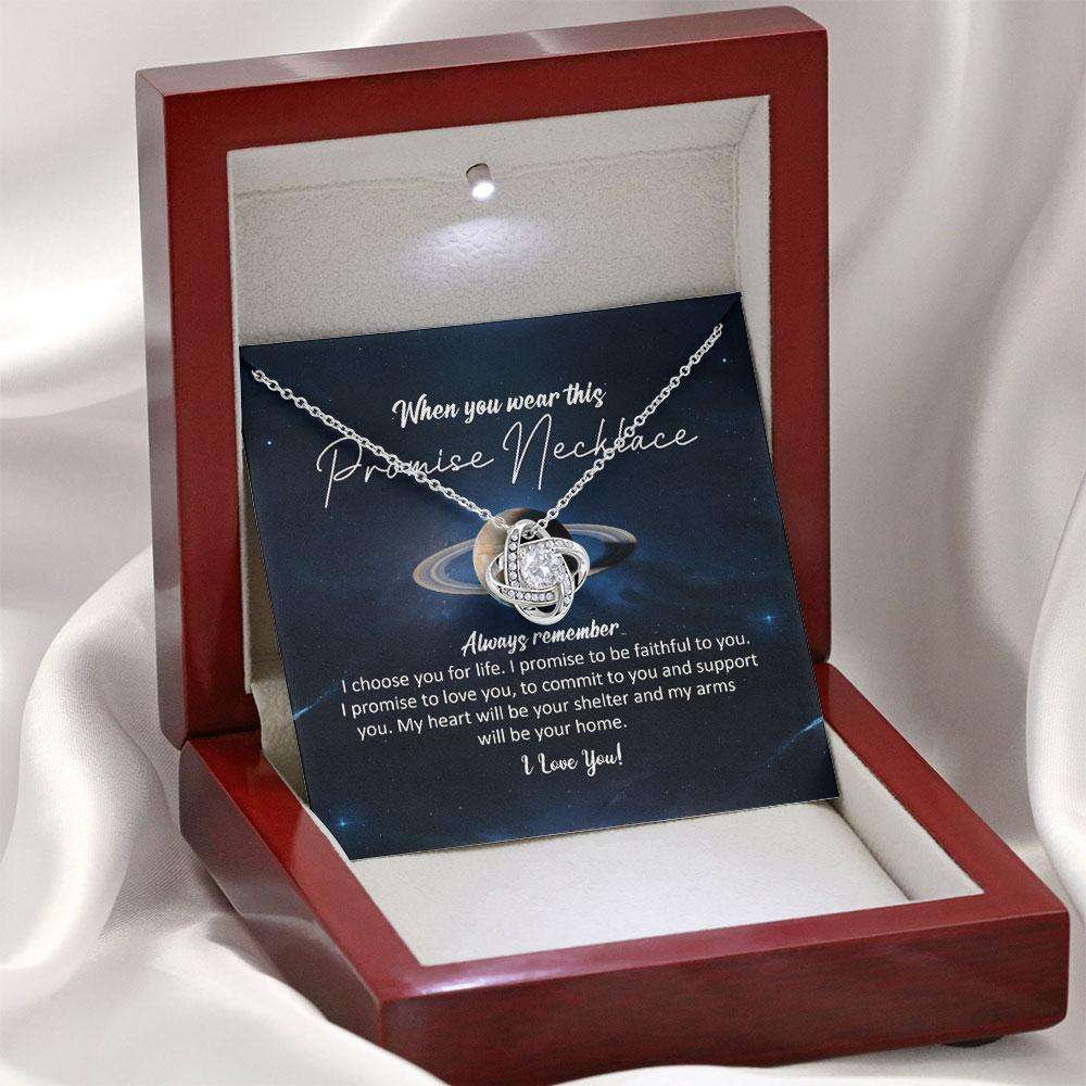 Girlfriend Necklace, Promise Necklace Gift For Her, Gift For Girlfriend From Boyfriend Custom Necklace Gifts For Friend Rakva