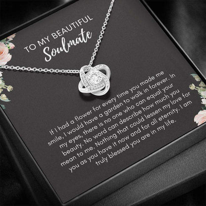 Girlfriend Necklace, Soulmate Gifts For Her, Meaningful Message Card Necklace Present For Your Soulmate, Gift For Girlfriend Gift For Bride Rakva