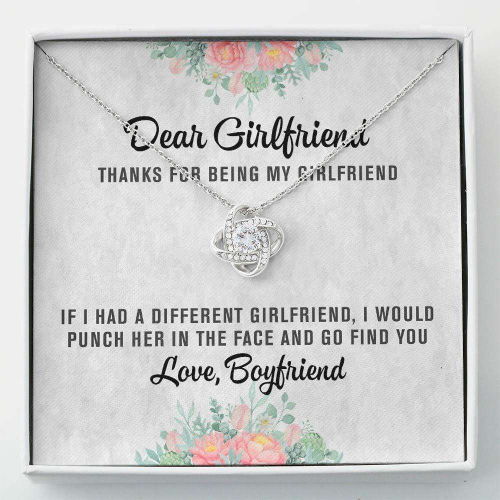 Girlfriend Necklace “ To My Best Girlfriend Gift “ Love Knots Necklace Gifts For Friend Rakva